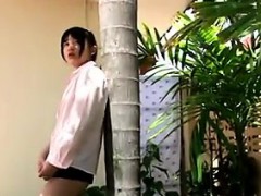 Asian Girl Showering Outside Softcore