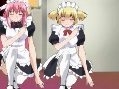 Anime Maids Pleasing Their Masters Hard Cock