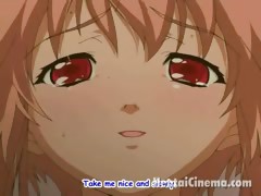 Winsome Hentai Cutie Kissing Her Boyfriend And Getting