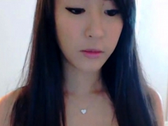 Cutest Asian Webcam Chick Striptease