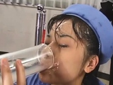 Japanese teen faicalized with bukkake