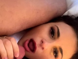 Pov homemade amateur facial cumshot and blowjob