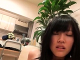 Horny, dissolute Japanese amateur teenager gets filled to