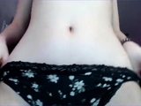 Cute curly brunette solo webcam masturbation